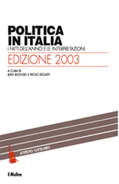 copertina Politica in Italia. Edizione 2003