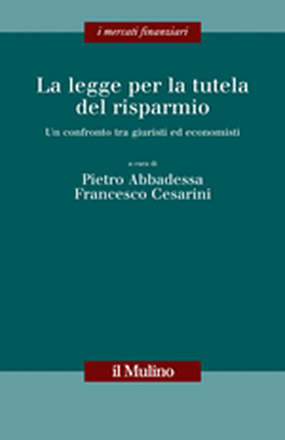 Cover La legge per la tutela del risparmio