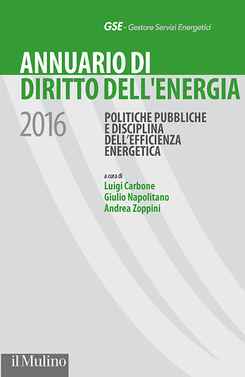 copertina Annuario di Diritto dell'energia 2016