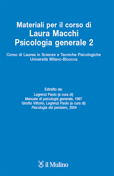 Cover Materiali per il corso di Psicologia generale 2
